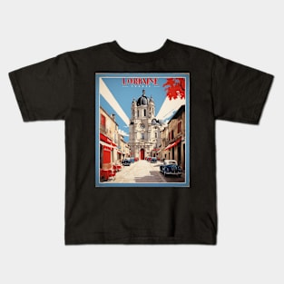 Lorraine France Vintage Poster Tourism Kids T-Shirt